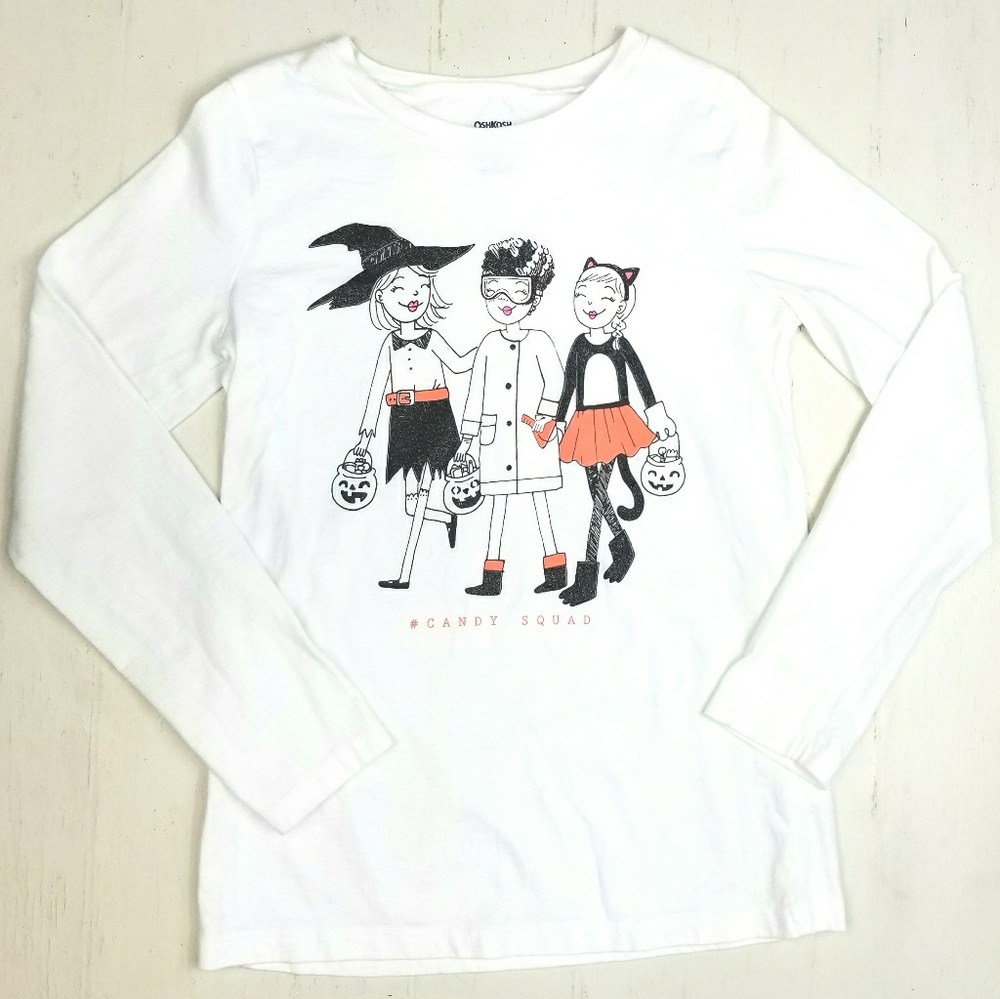 Halloween Osh Kosh Long Sleeve Tee Glitter Girls 8